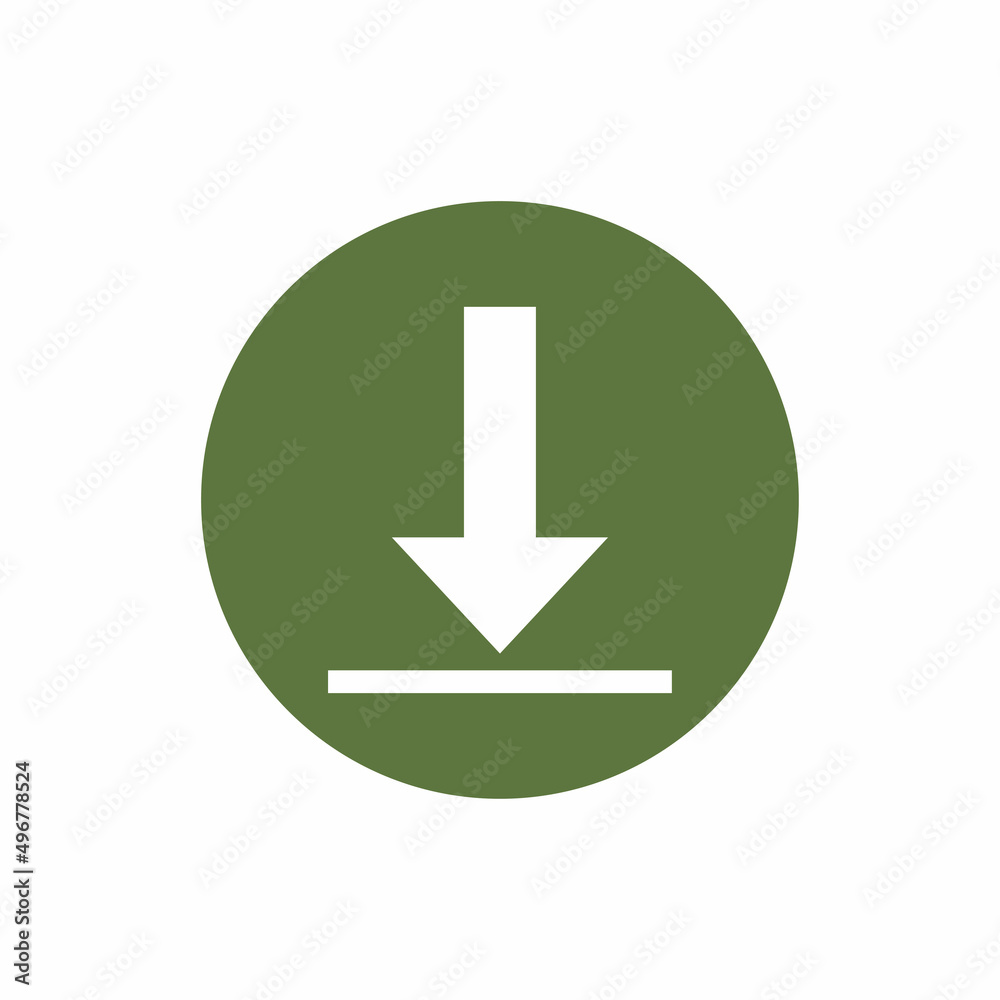 Download Icon Vector Illustration usable for website or application Download Icon Vector Illustration usable for website or application