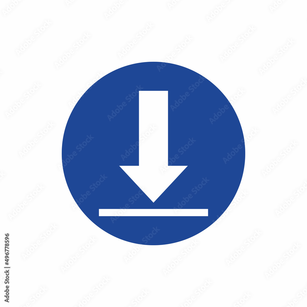 Download Icon Vector Illustration usable for website or application Download Icon Vector Illustration usable for website or application