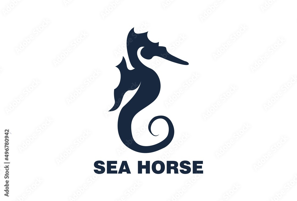 Sea Horse icon logo and symbol creative vector illustration Sea Horse icon logo and symbol creative vector illustration