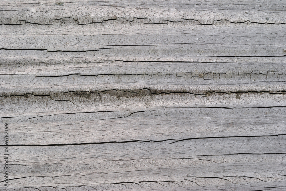 Textured Grain on Old Timber Beam in Close Up Textured Grain on Old Timber Beam in Close Up
