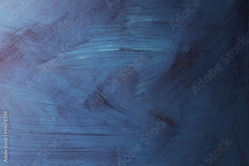 Fondo con pennellate blu e viola; spazio per testo photo