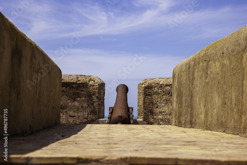 Ancient canon at Asilah Fort