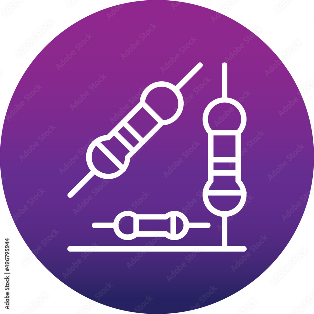 Resistor Icon Resistor Icon