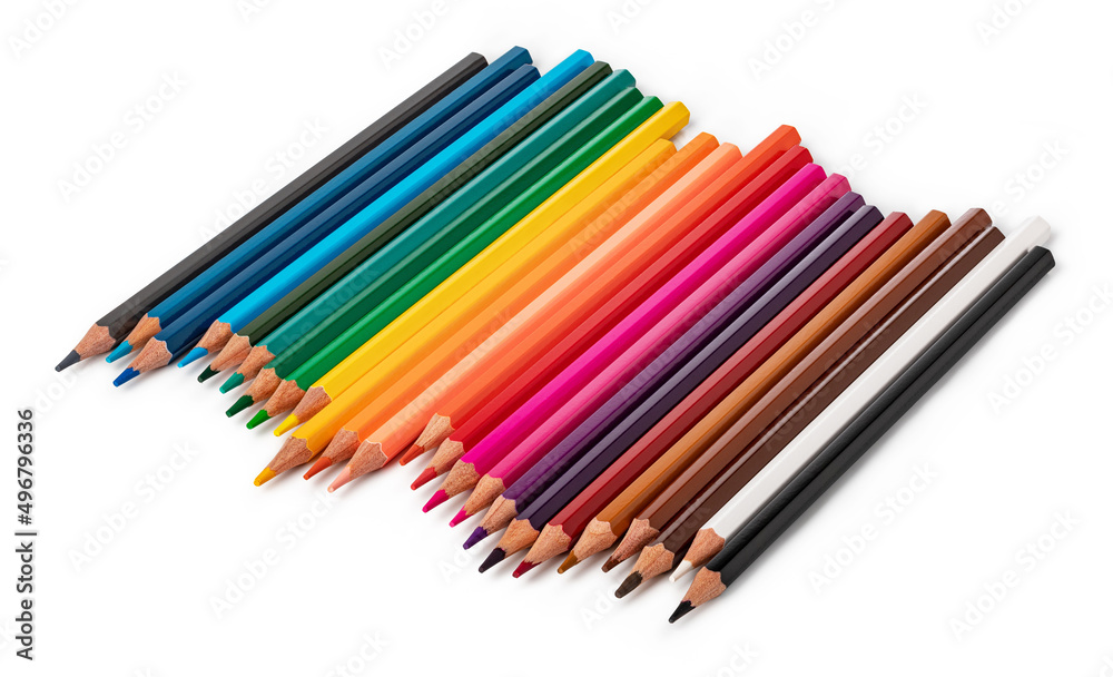 Fototapeta premium Color pencils set