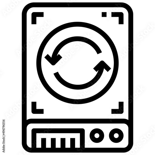 SYNC line icon,linear,outline,graphic,illustration