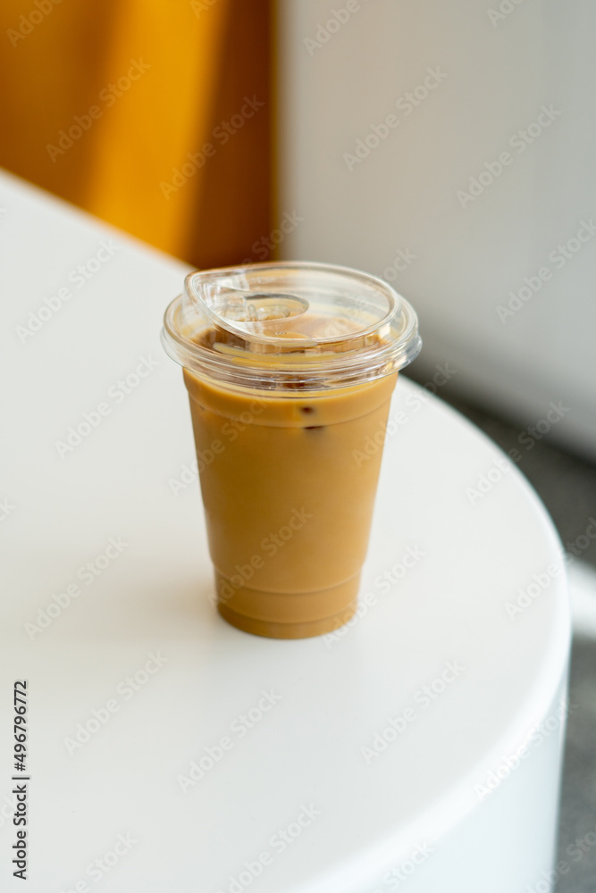cup of coffee with milk