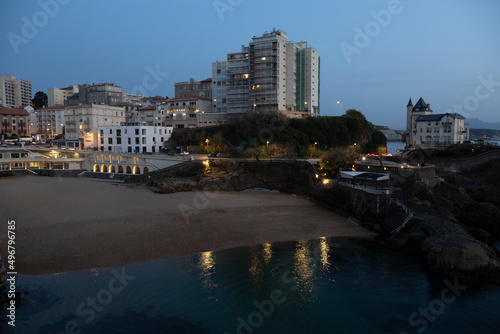 Plage du vieux port à Biarritz