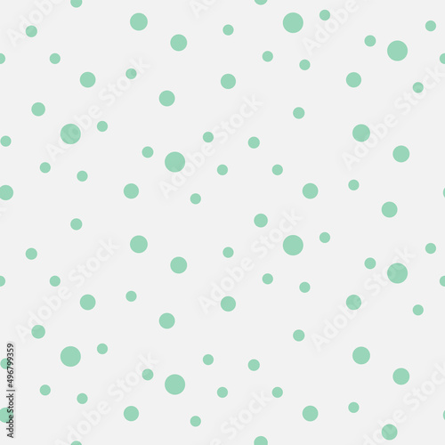 Seamless pattern. circles and dots of various sizes.