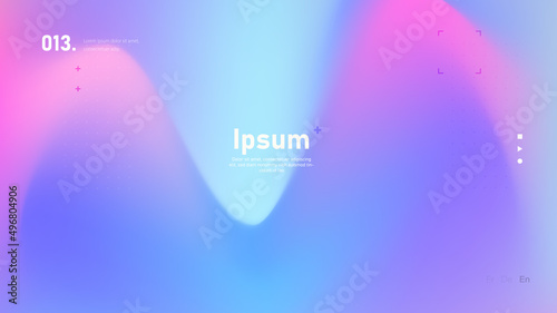 Modern bright background with blurred colorful gradient shapes. Contemporary art wallpaper 