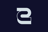 ZC CZ Z C logo design concept with background. Modern Trendy alphabet vector design. Initial based creative minimal monogram icon letter. Initials Business design