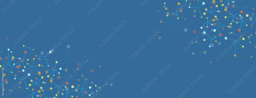 Dots with connections lines. Circle global connectivity design. Vector molecule illustration. Concept polygonal triangle Dots with connections lines. Circle global connectivity design. Vector molecule illustration. Concept polygonal triangle