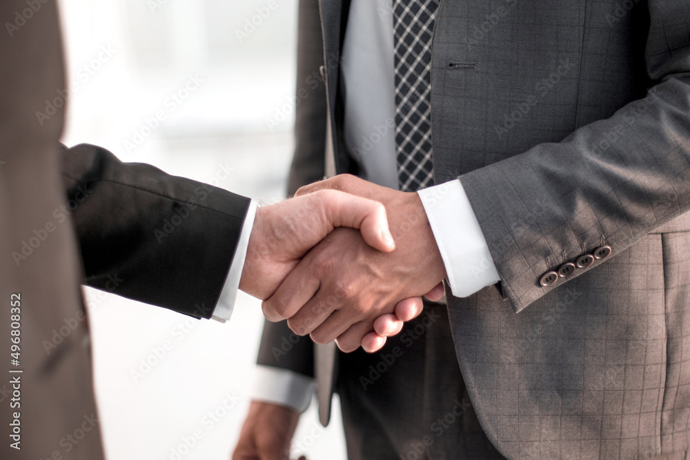 close up. handshake business partners close up. handshake business partners