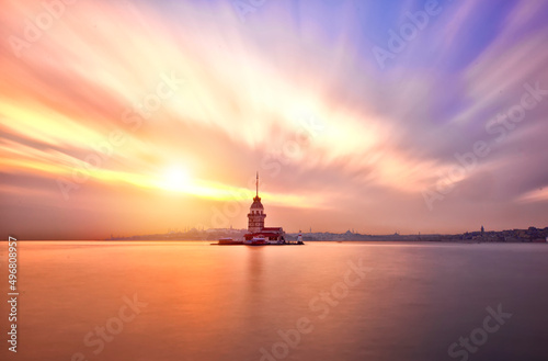 Maiden's Tower is one of the most beautiful sights of istanbul