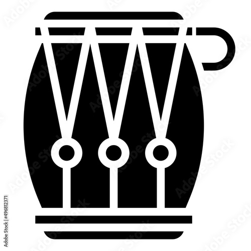 DRUM glyph icon,linear,outline,graphic,illustration