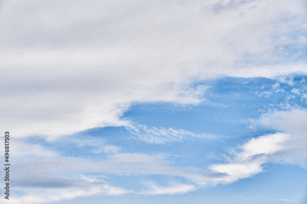 Obraz premium Beautiful blue sky image