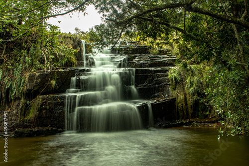 waterfall in the city of Carrancas  State of Minas Gerais  Brazil