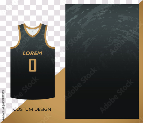 basketball jersey pattern design template. black abstract background for fabric pattern. basketball, running, football and training jerseys. vector illustration