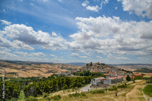 View of Rocchetta Sant'Antonio medieval village in the Puglia region, Italy photo
