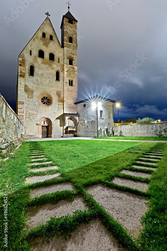 The Gothic church of Sant'Apollinare in Trento. Trentino Alto-Adige, Italy, Europe.  photo