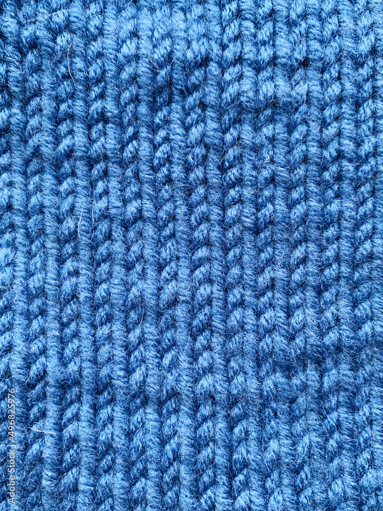 Knitted fabric close-up, fabric texture
