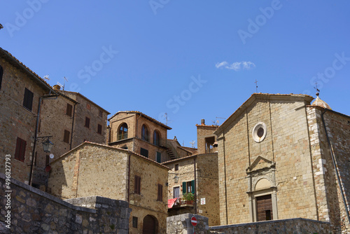 Fototapeta Naklejka Na Ścianę i Meble -  Castiglione, medieval town in Siena province