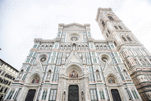 Florence (Firenze) cityscape, Italy. Cityscape of Florence showing 3 of the most important landmarks of Tuscany