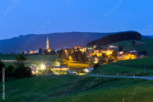 Camporovere is one of the six hamlets of the municipality of Roana. Asiago plateau, Vicenza province, Veneto, Italy, Europe. photo