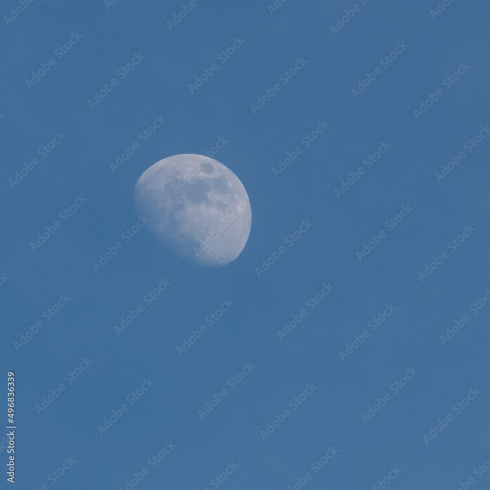 Moon Timelapse, Stock time lapse : Full moon rise in dark nature sky, night time. Full moon disk time lapse with moon light up in night dark black sky. High-quality free video footage or timelapse