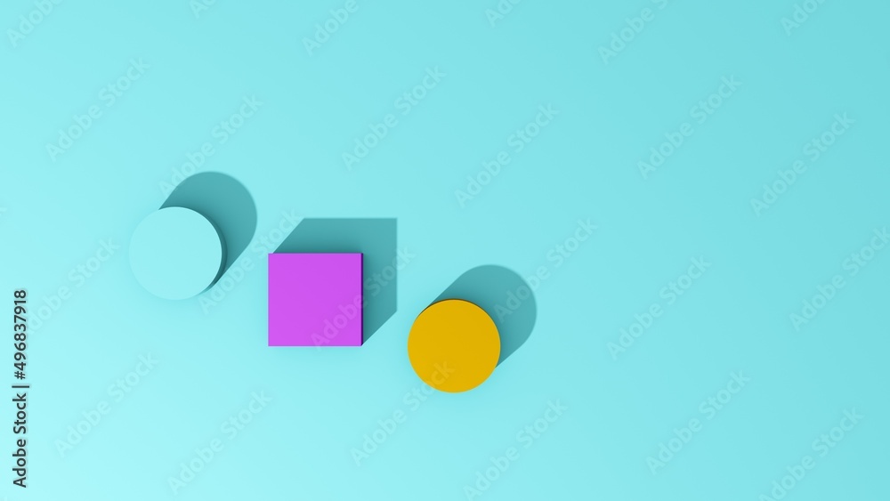 3d Rendering an abstract background using shadows