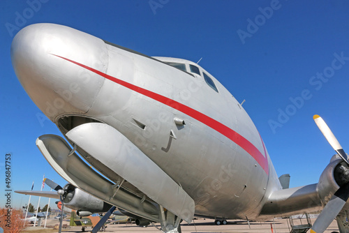 vintage military airplane 