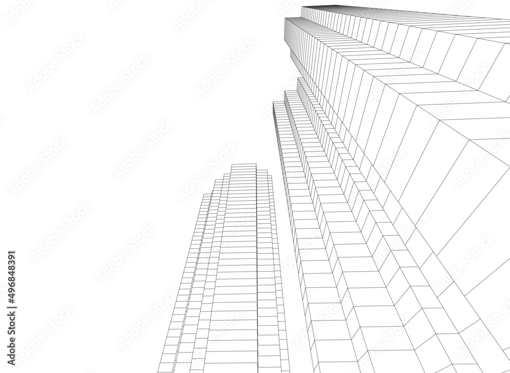 skyscrapers in the city skyscrapers in the city