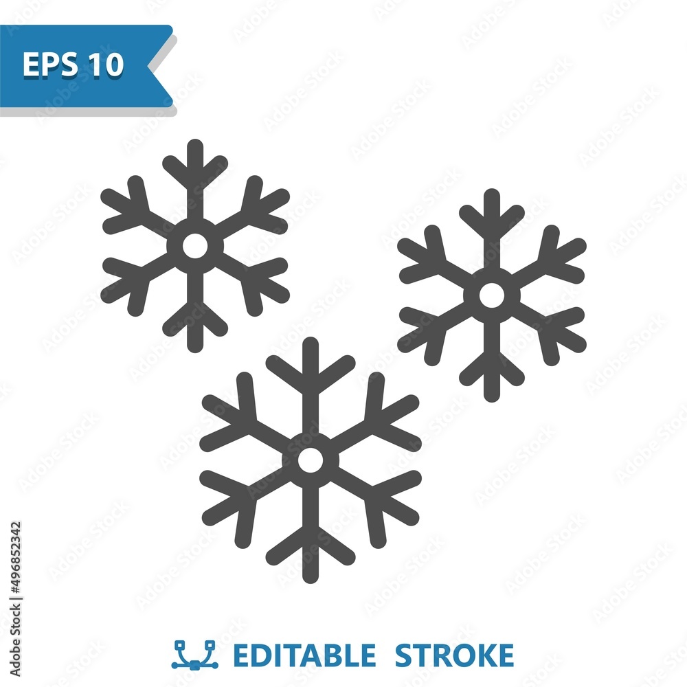 Snowflake Icon - Snow, Winter, Weather, Snowing Snowflake Icon - Snow, Winter, Weather, Snowing
