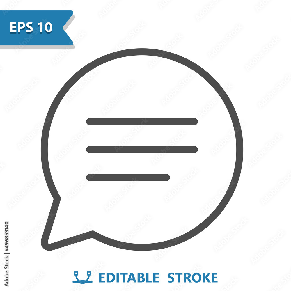 Chat Bubble Icon - Chat, Speech Bubble Chat Bubble Icon - Chat, Speech Bubble
