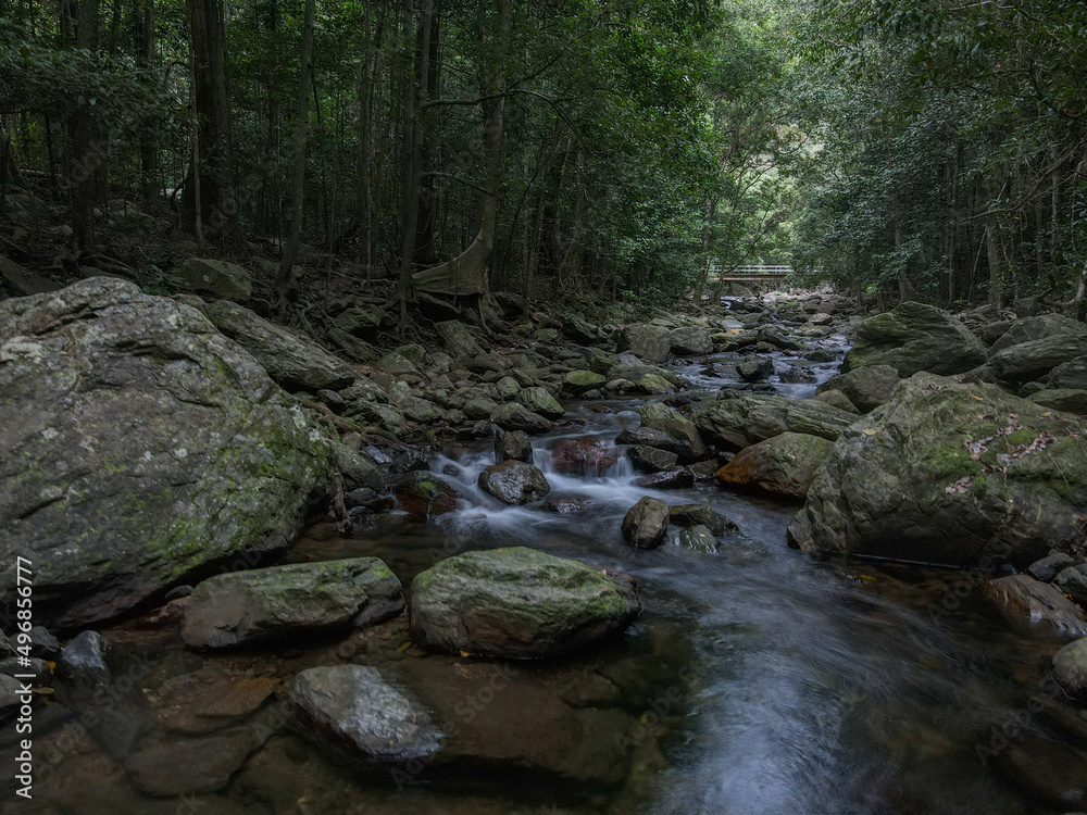 Long Exposure Photo Of Barron George Creek Cairns Queensland Australia Long Exposure Photo Of Barron George Creek Cairns Queensland Australia