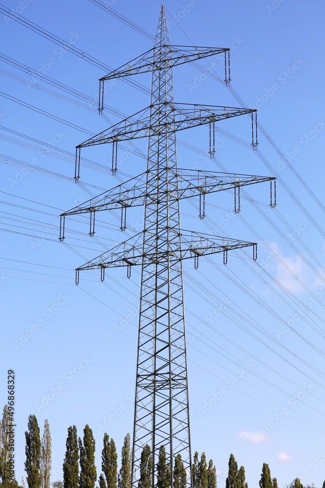 Electric grid pylon in Germany Electric grid pylon in Germany