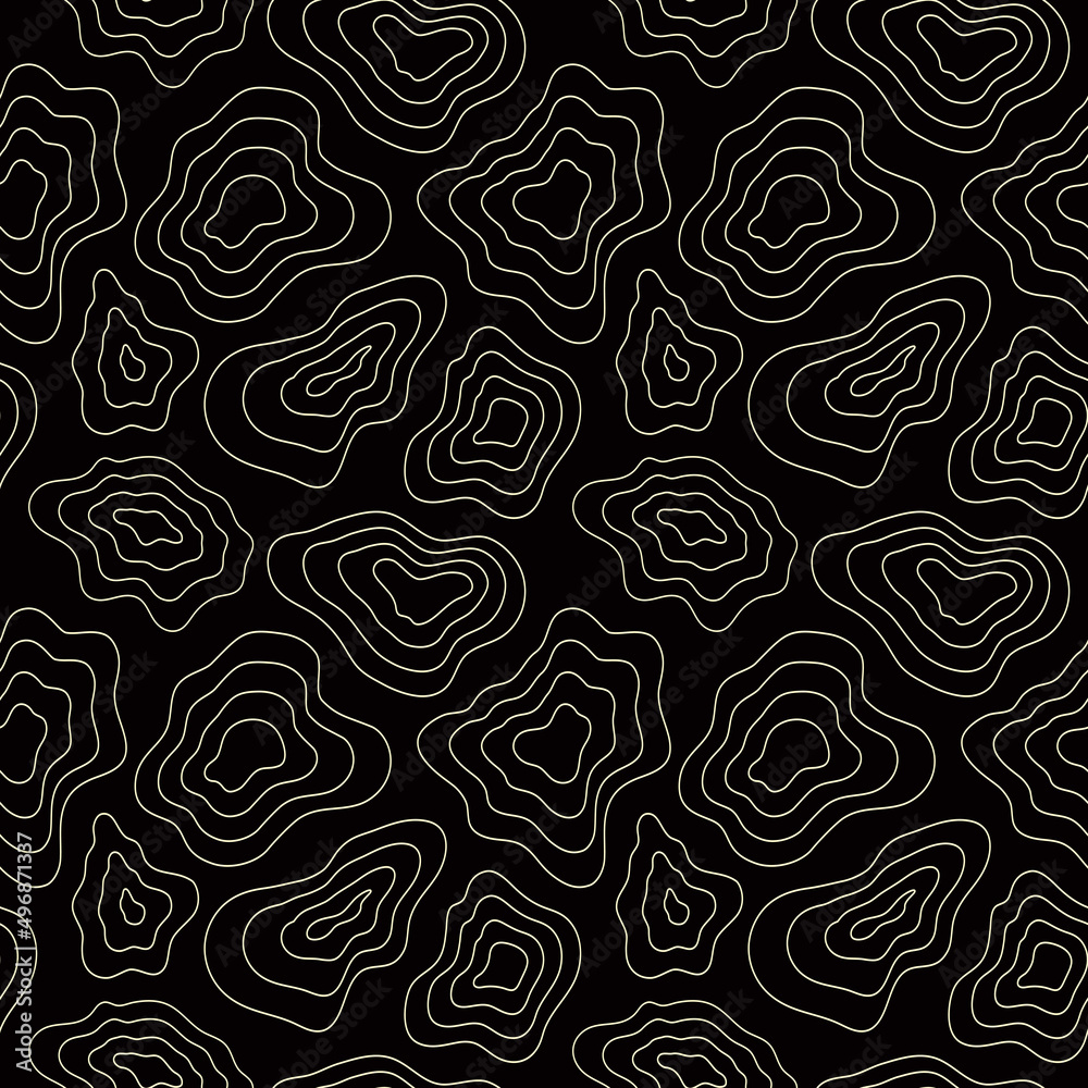 Seamless abstract vector pattern in black and white colors