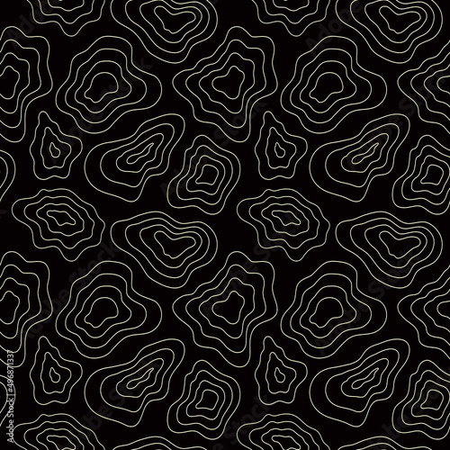 Seamless abstract vector pattern in black and white colors
