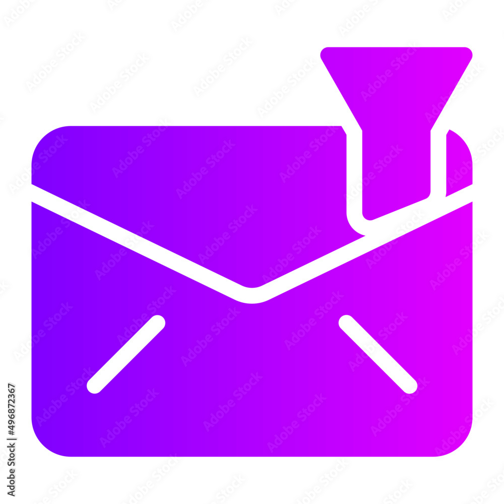 funnel gradient icon funnel gradient icon