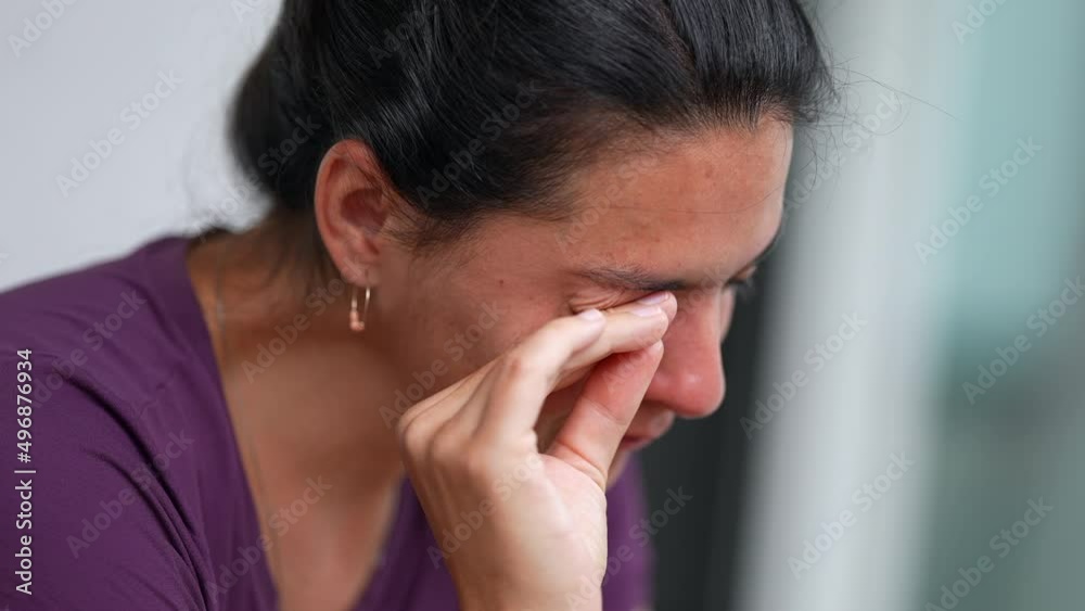 Woman Suffering From Depression crying with problems Woman Suffering From Depression crying with problems