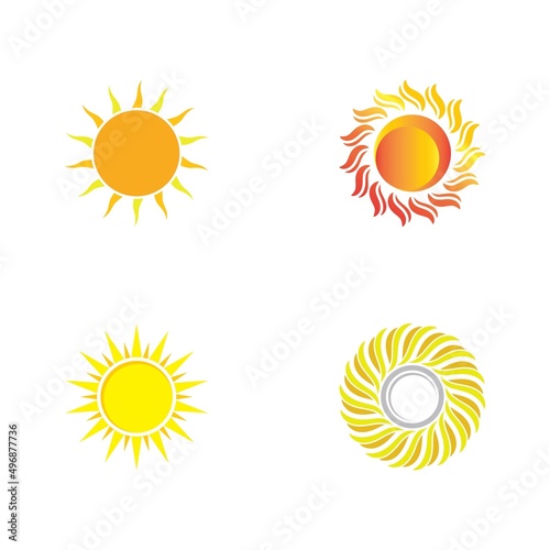 Sun Vector illustration Icon Logo