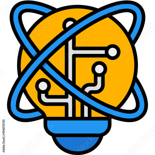 innovation filled outline icon