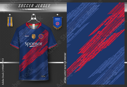 Soccer jersey design for sublimation 
