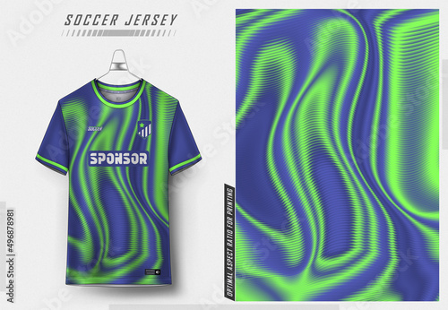Soccer jersey design for sublimation 
