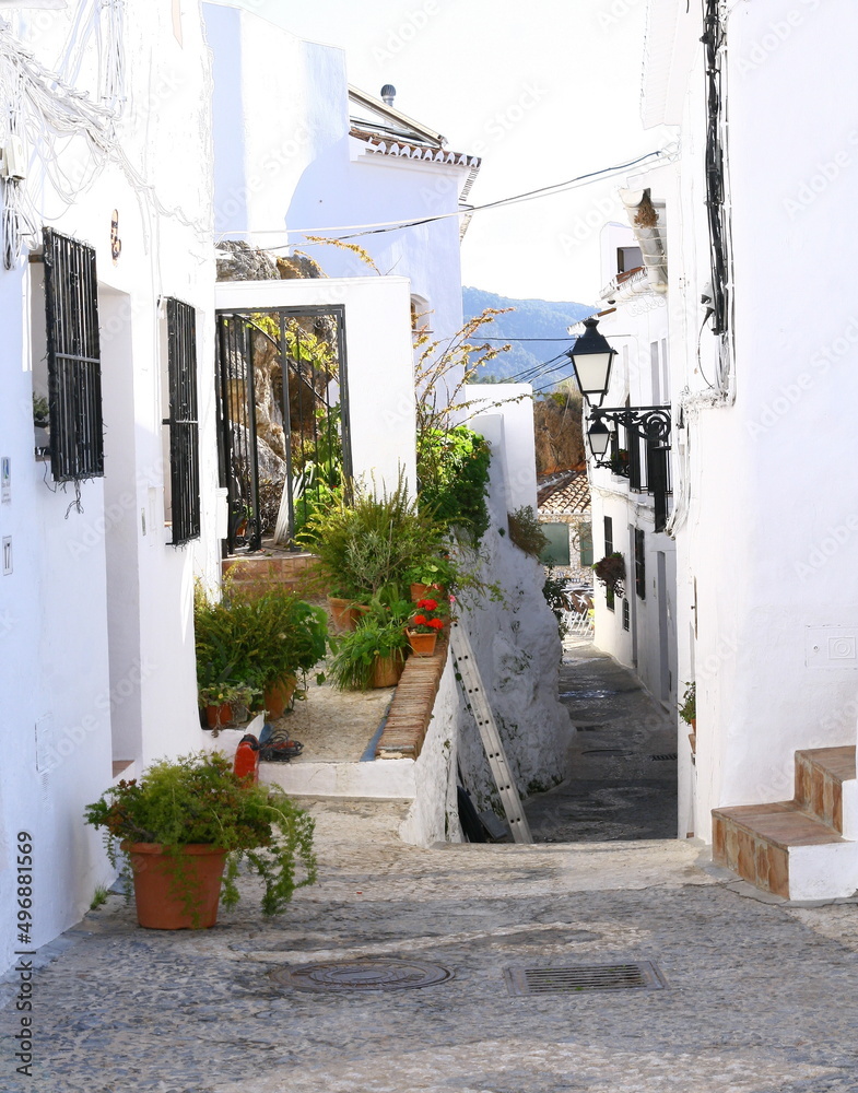 Fototapeta premium Les ruelles de Frigiliana, village classé