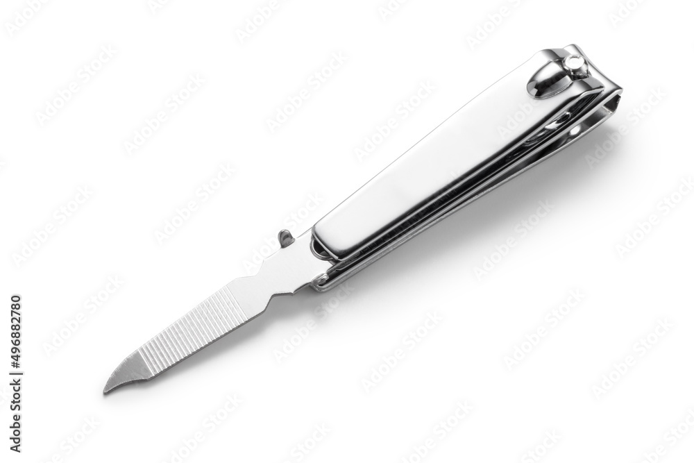 Nail clippers isolated on white background Nail clippers isolated on white background