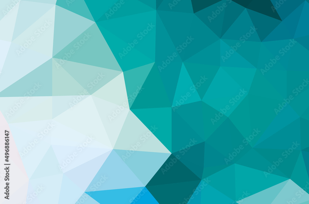 Obraz premium Green vivid geometric abstract bright green blurred mosaic wallpaper with triangle shapes for banner
