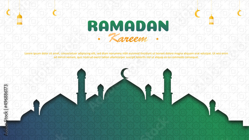 ramadan kareem banner template