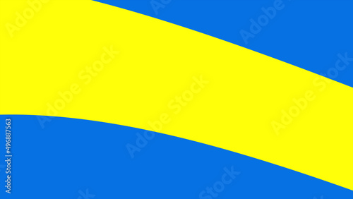 Ukraine National Flag Colores Abstract Background