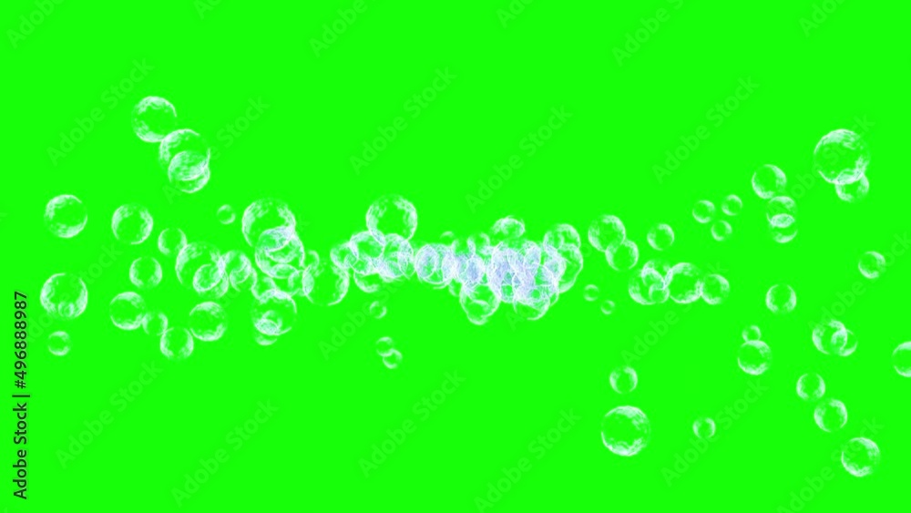 Soap bubble animation slowly falling on a green screen. Soap bubble fall on chroma key background. Soap bubble animation slowly falling on a green screen. Soap bubble fall on chroma key background.
