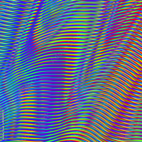 Abstract moire pattern background. photo